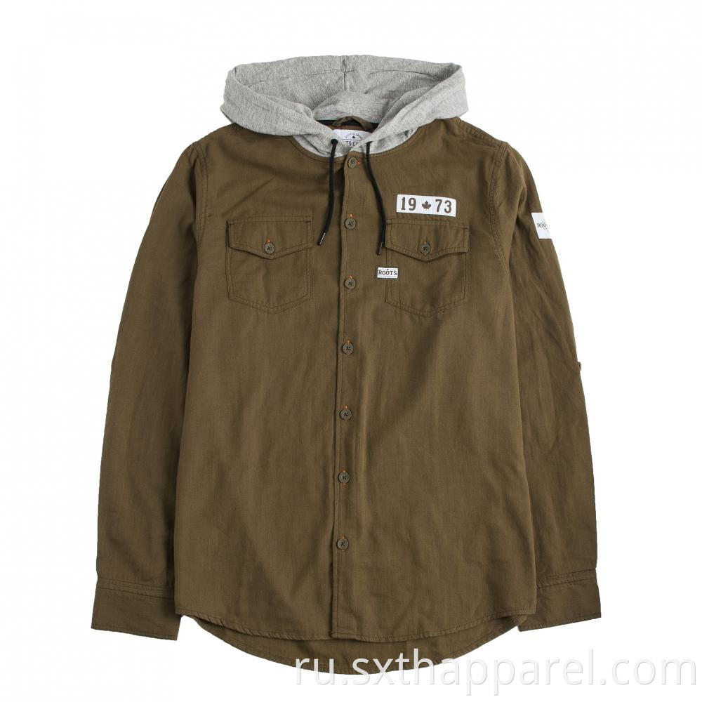 100% Cotton Hoddie Shirt